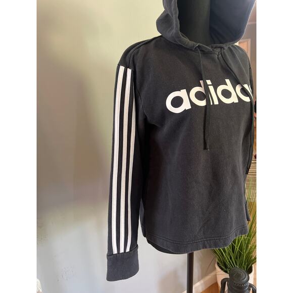 ADIDAS Black Hoodie Small - Picture 2 of 4